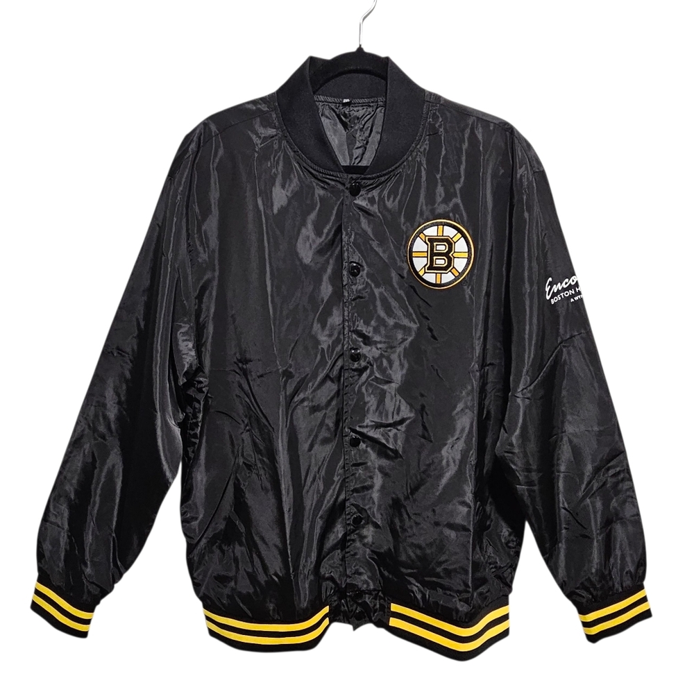 Boston Bruins‎ Satin Jacket Encore BOSTON Harbor Men's Size 2XL